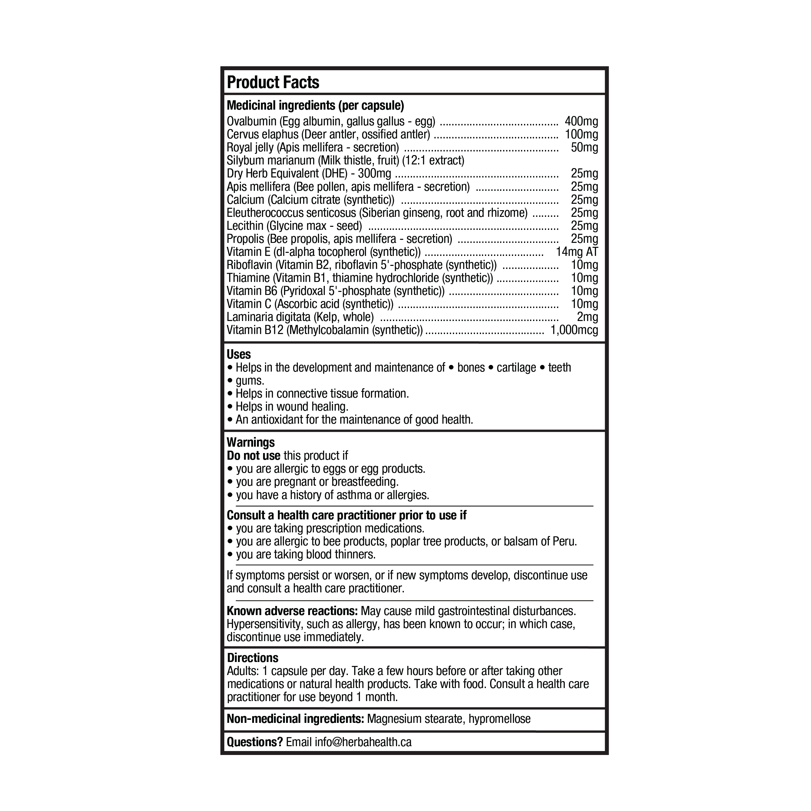 Albumin Protein Supplement – 240 Vegetable Capsules | Albumin Capsules with 16 Premium Ingredients - Image 3