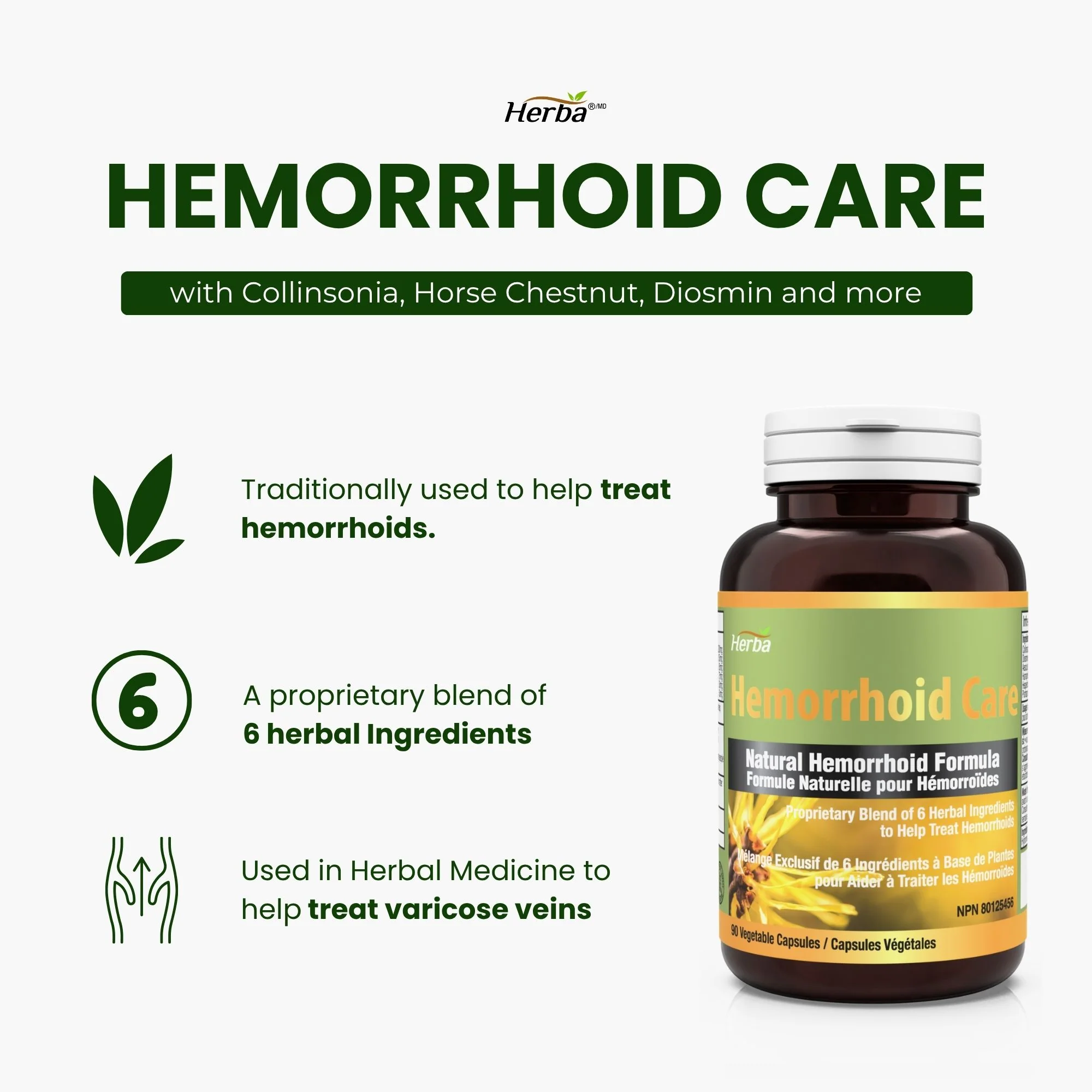 Hemorrhoid Care - 90 Capsules - Image 3