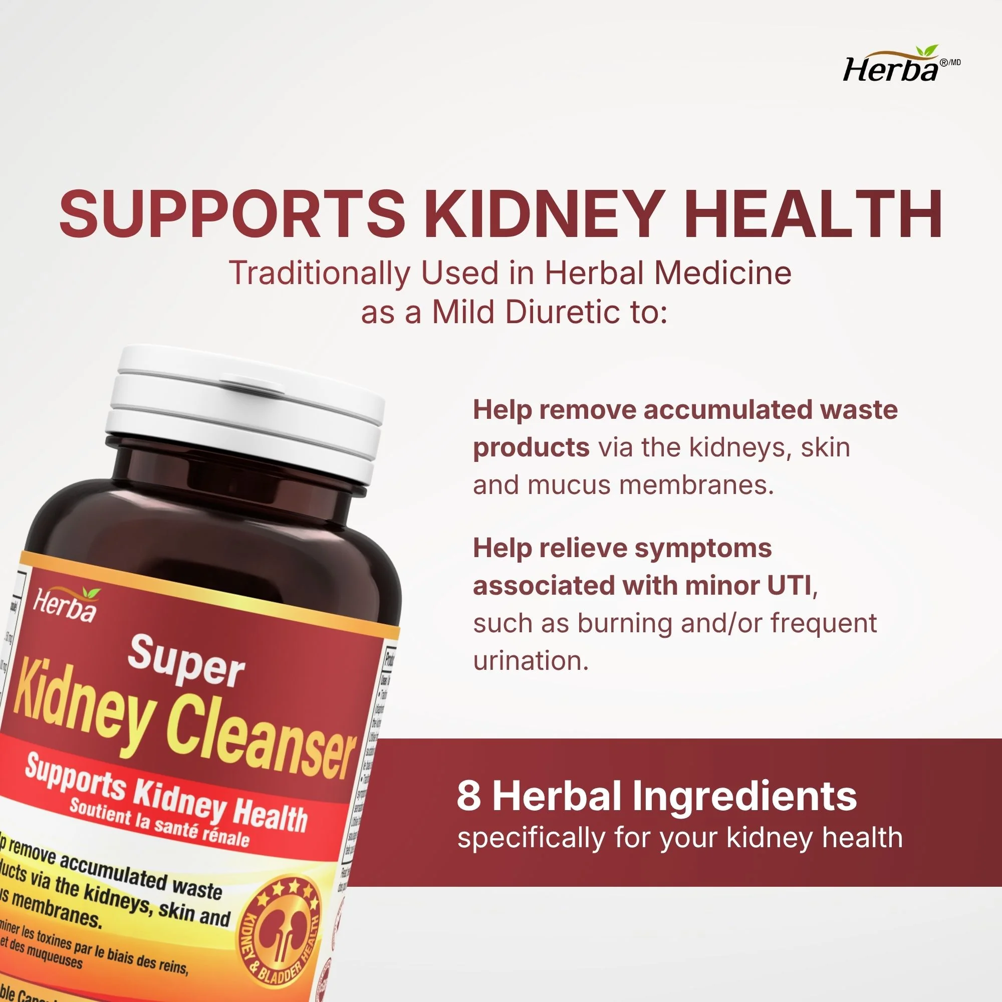 Kidney Cleanse Supplement – 120 Capsules | 8 Natural Ingredients to Support Kidney and Bladder Health - Image 8