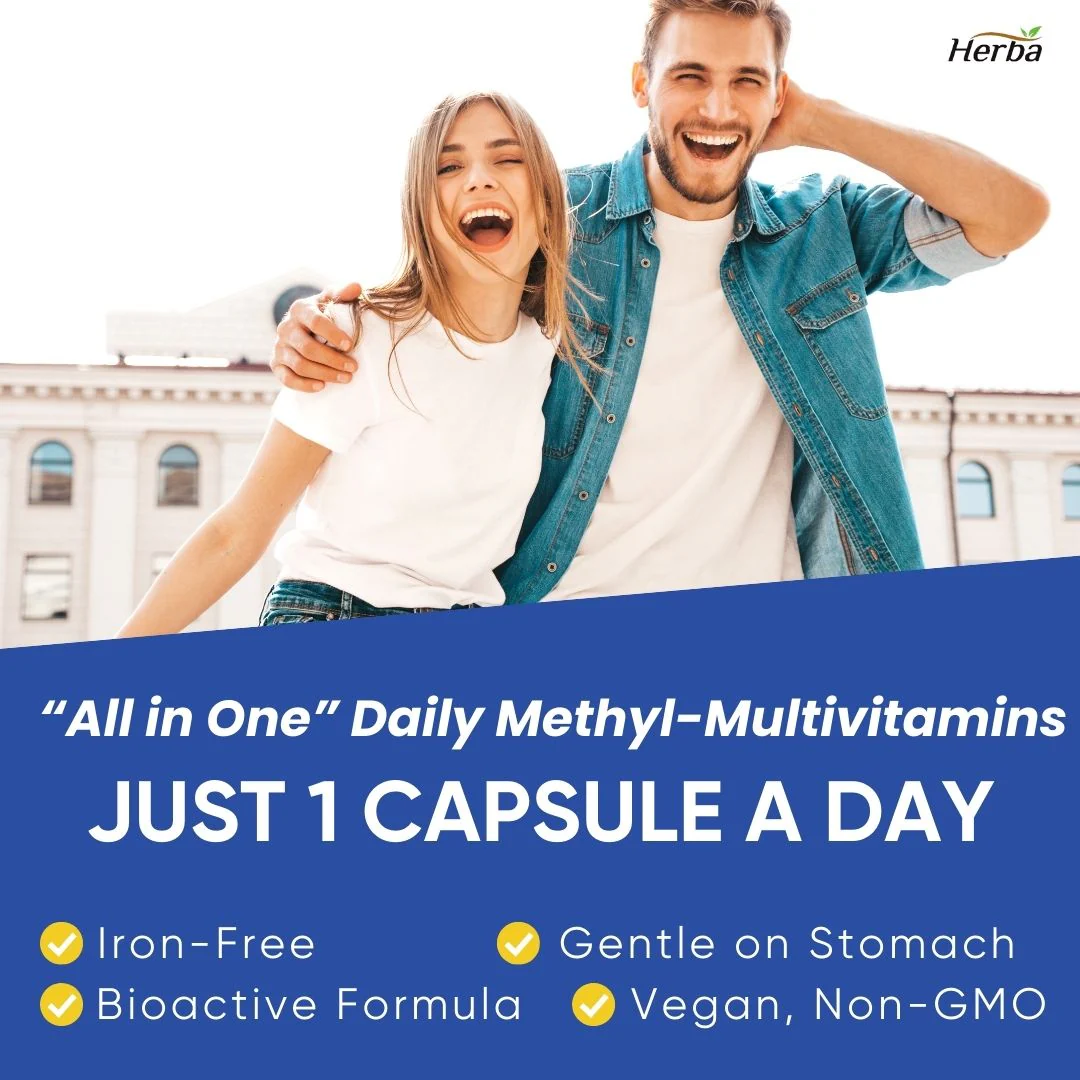 Methylated Multivitamin with TMG & Full Methylated B Complex - 120 Capsules | 15 in 1 Formula | Made in Canada - Image 5