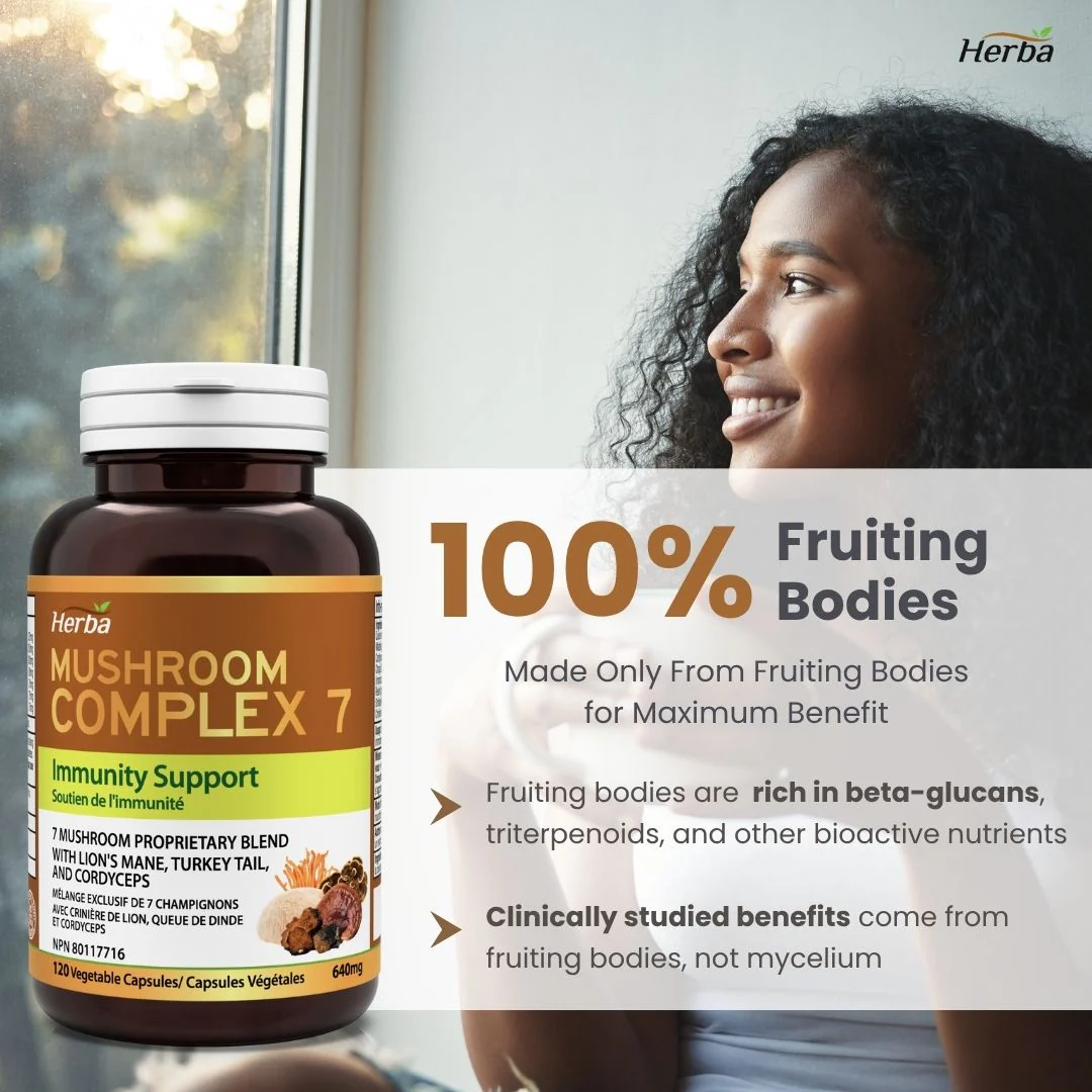 Mushroom Complex Supplements – 120 Capsules - Image 5