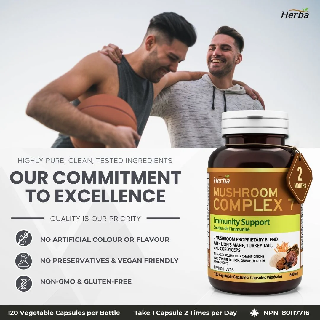 Mushroom Complex Supplements – 120 Capsules - Image 6